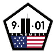 9/11 Decals G (pre cut, sold in packages of 50)